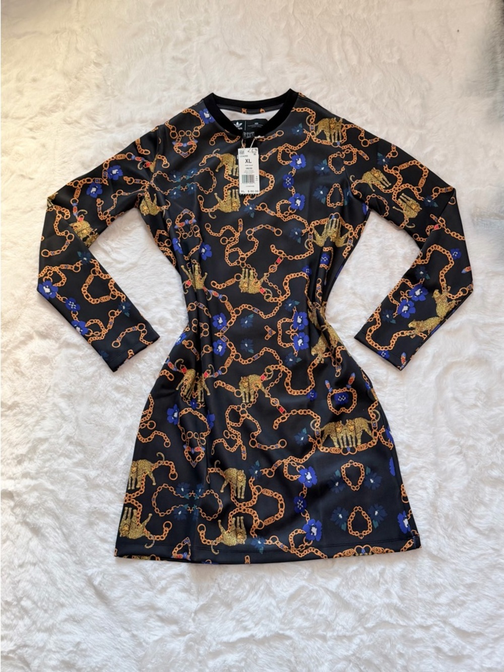 NWT Adidas Originals Her Studio London Long Sleeve Dress, XL